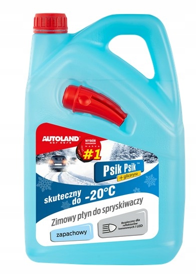 Autoland Płyn Zimowy Do Spryskiwaczy Psik Psik -20*C 4L Zapachowy