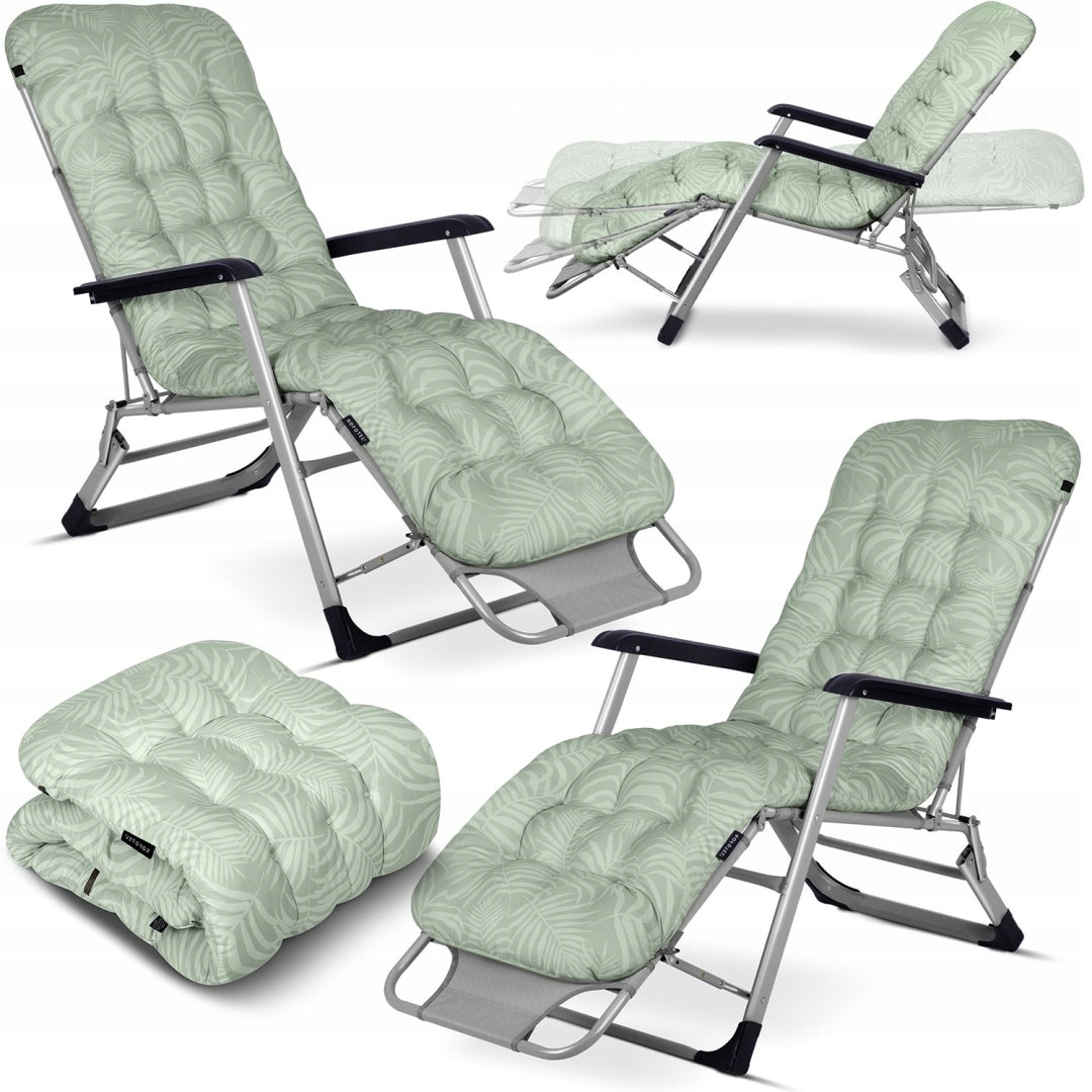 Ležadlo s vankúšom Sofotel ChillWell sada 2 ks svetlozelenej farby