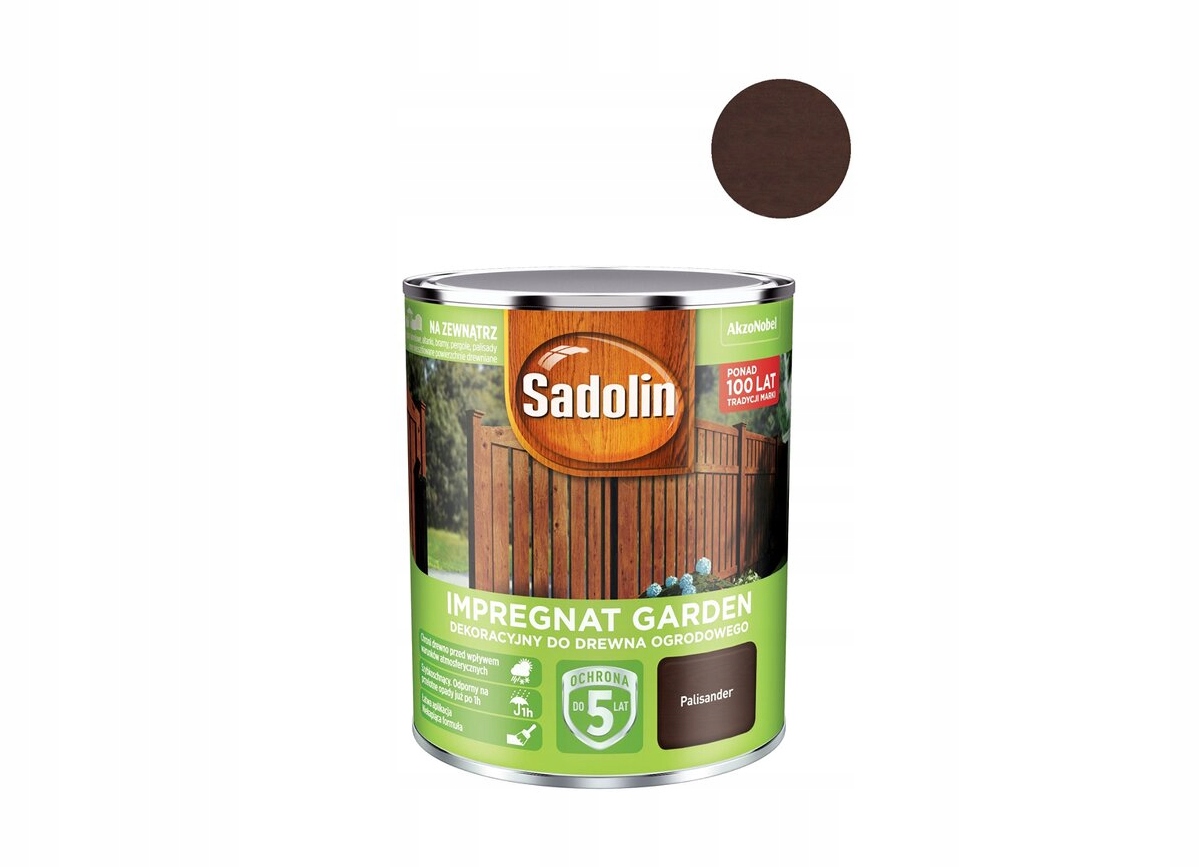 

Impregnat do drewna Garden Palisander 5L Sadolin
