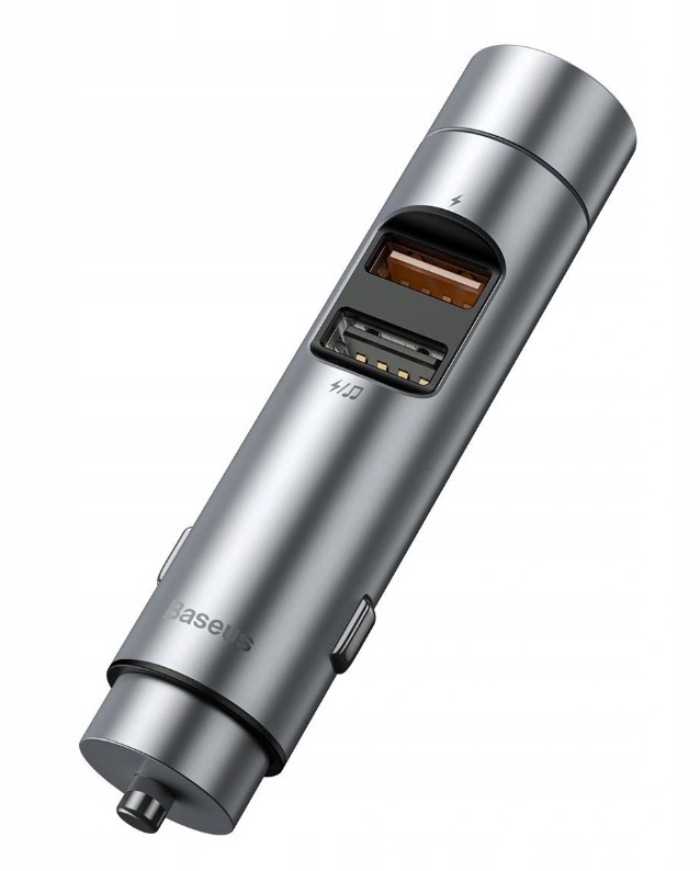 BASEUS Transmiter FM Bluetooth Ładowarka QC3.0 18W