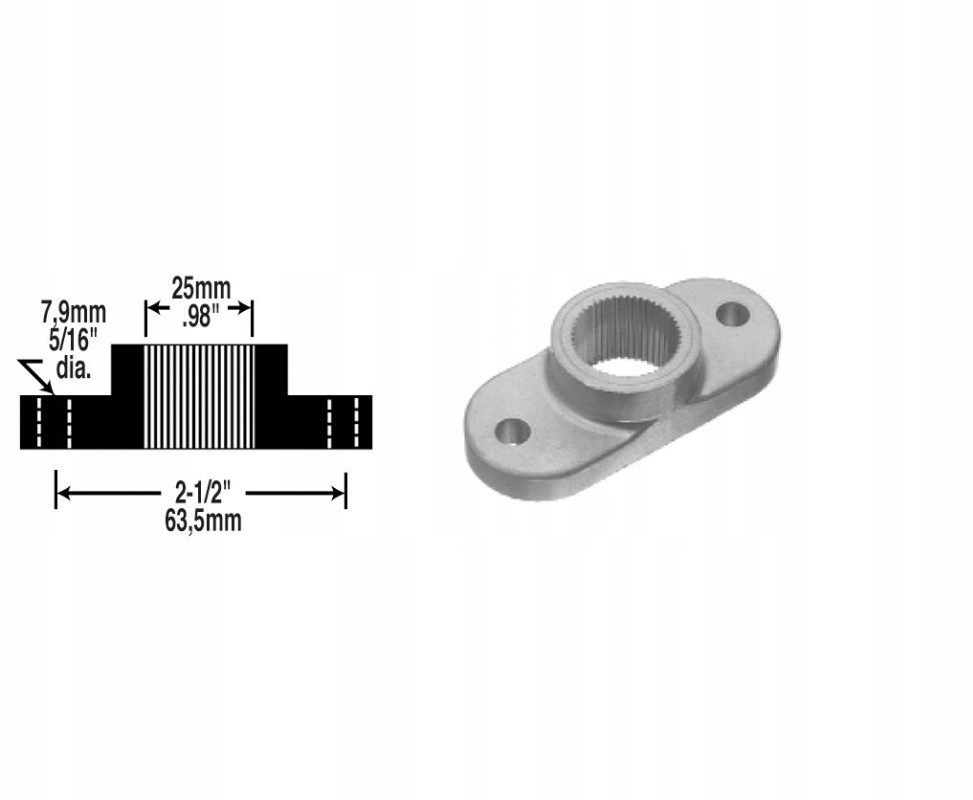 UCHWYT NOŻA TRAKTORÓW MTD WIELOKLIN