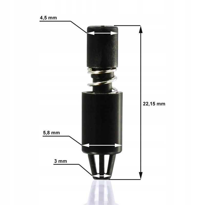 AABCOOLING CHIPSET PIN ZATRZASKI DO RADIATORÓW CHŁODZENIE KART GRAFICZNYCH Kod producenta CCH001