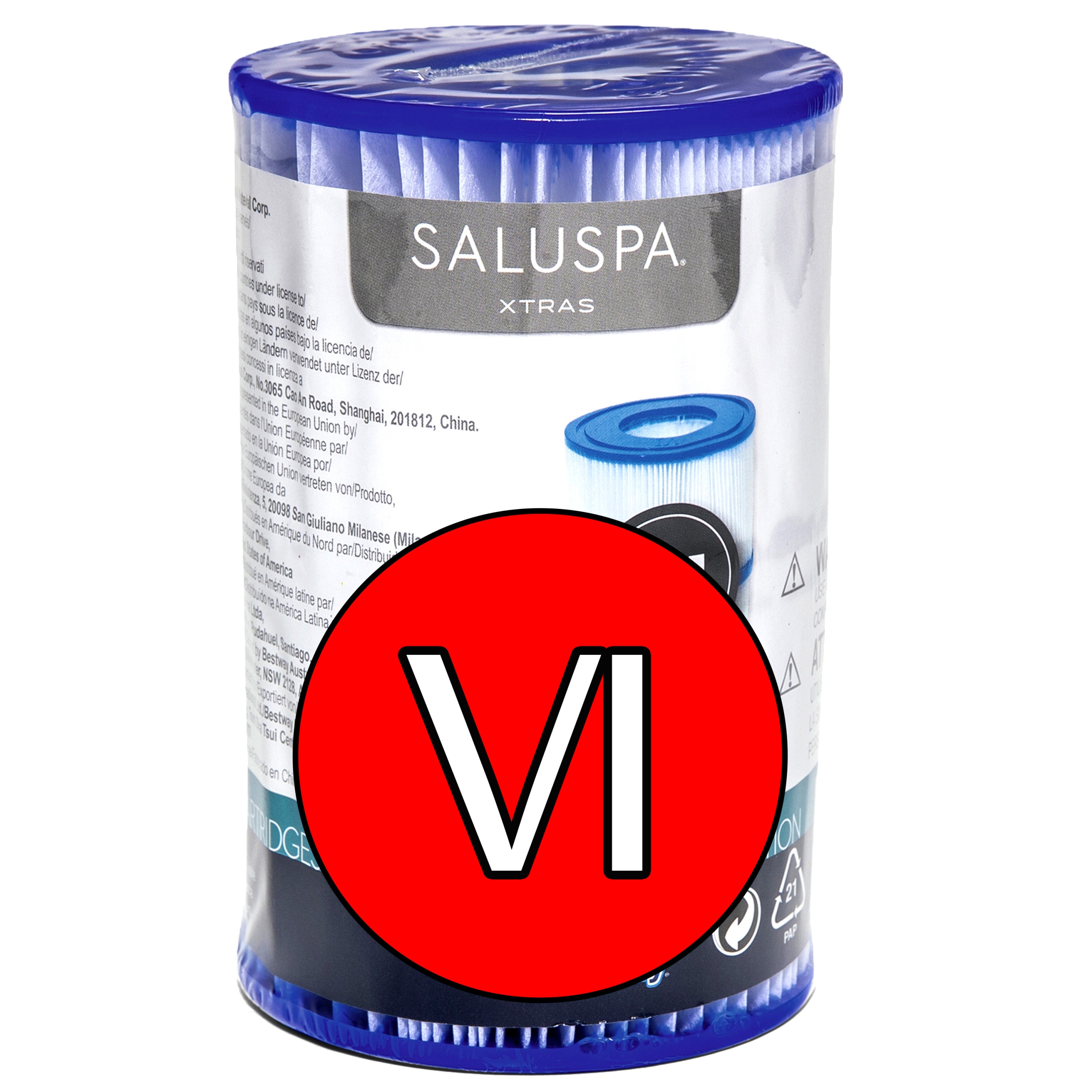 Filtr Typ VI do pompy jacuzzi BESTWAY 60311 2szt