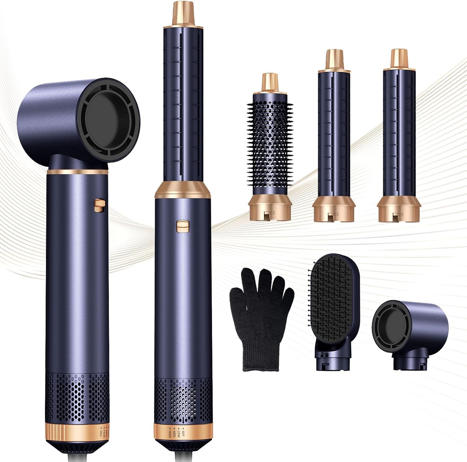 Zestaw Do Stylizacji 5 W 1 1000 W 3 Temperatury Dla Kobiet Jonowa