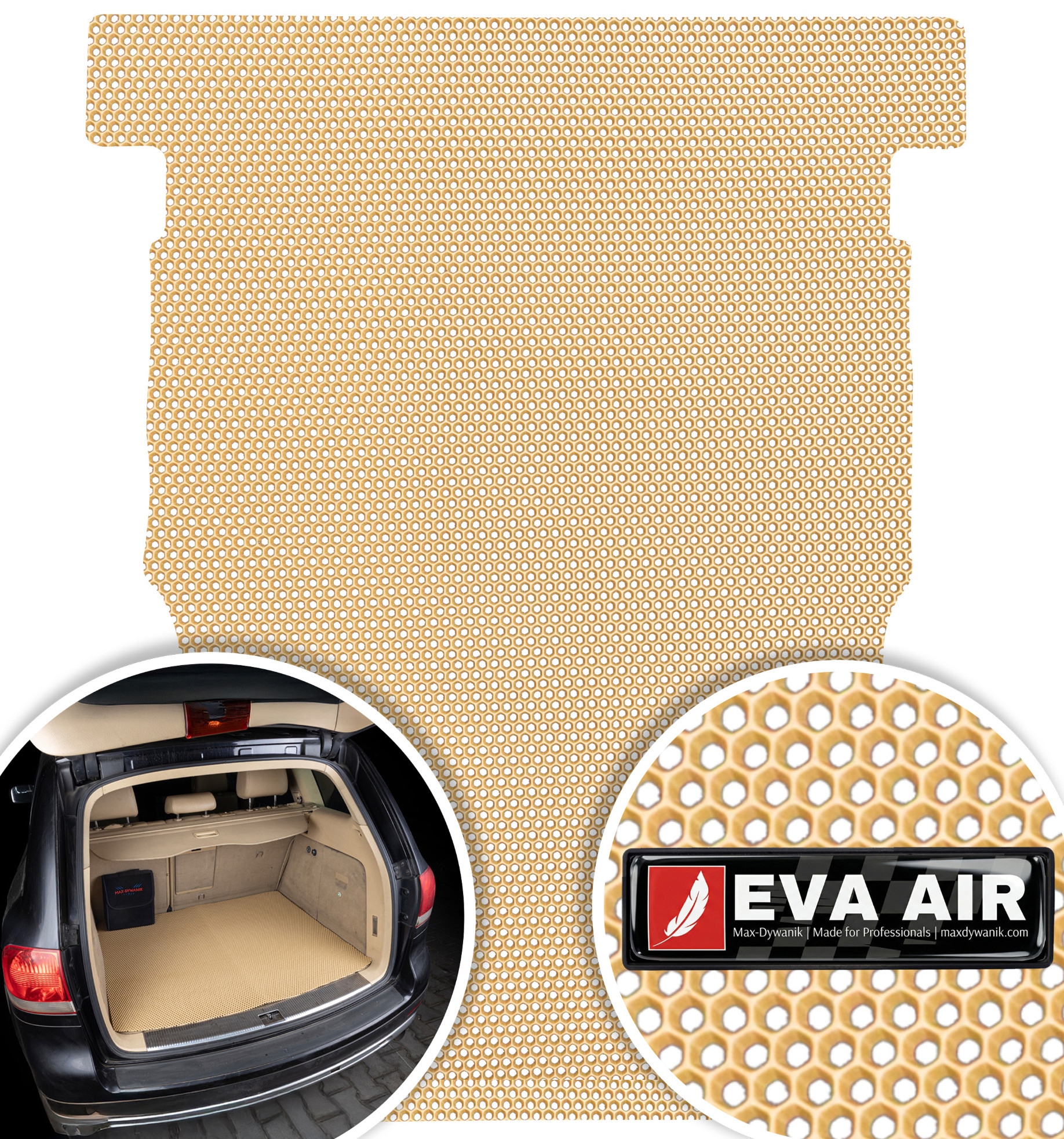 Toyota Land Cruiser 200 7os 08-15 Vložka do zavazadlového prostoru Eva Air Honey