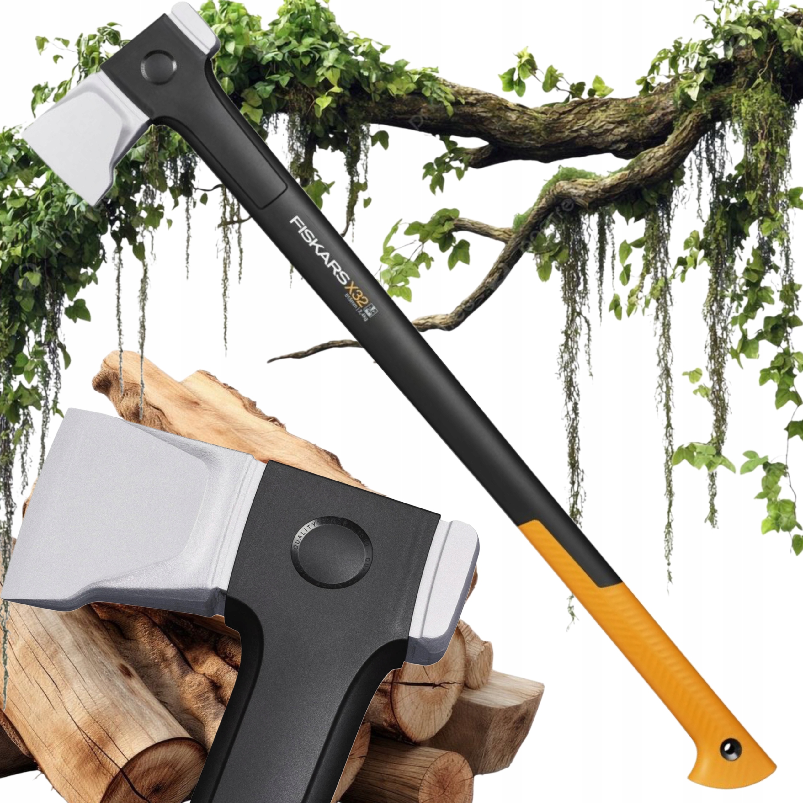 Fiskars X32 Štiepacia Siekiera X- Pre Veľké Pene Fibercomp Solid