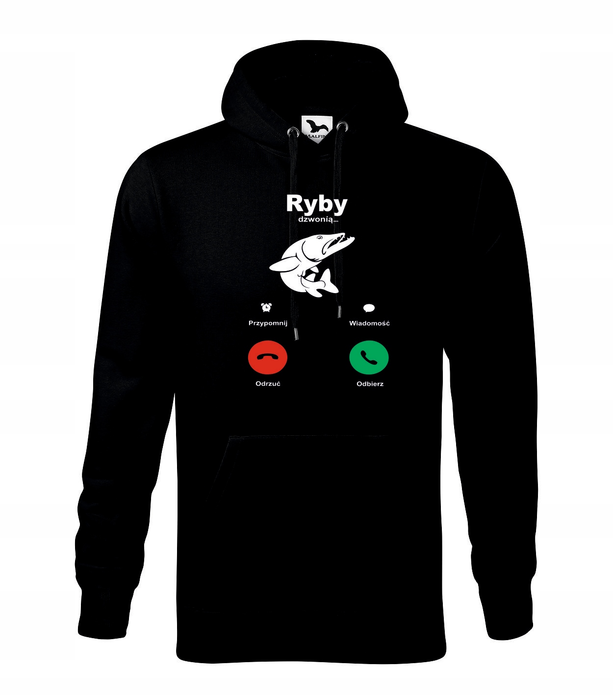

Bluza z kapturem Wędkarz Ryby Dzwonią dziecięca