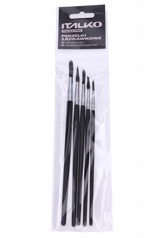 Pędzelki zaprawkowe Italko 5 sztuk
