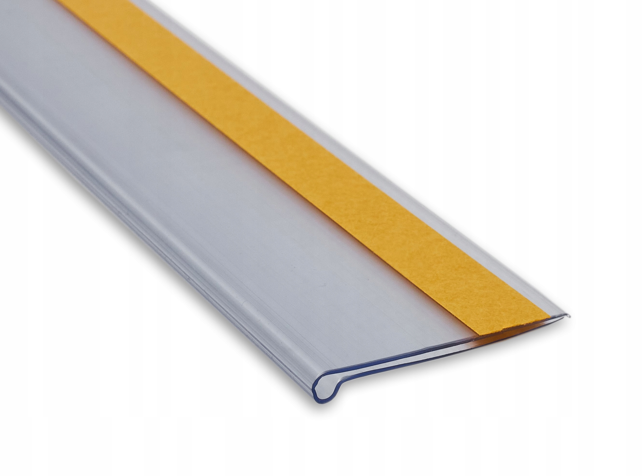 LISTWY CENOWE PRZYLEPNE PRZYKLEJANE MOCNA TAŚMA 12 MM, 39X988 MM - 10 SZT Głębokość 0 cm