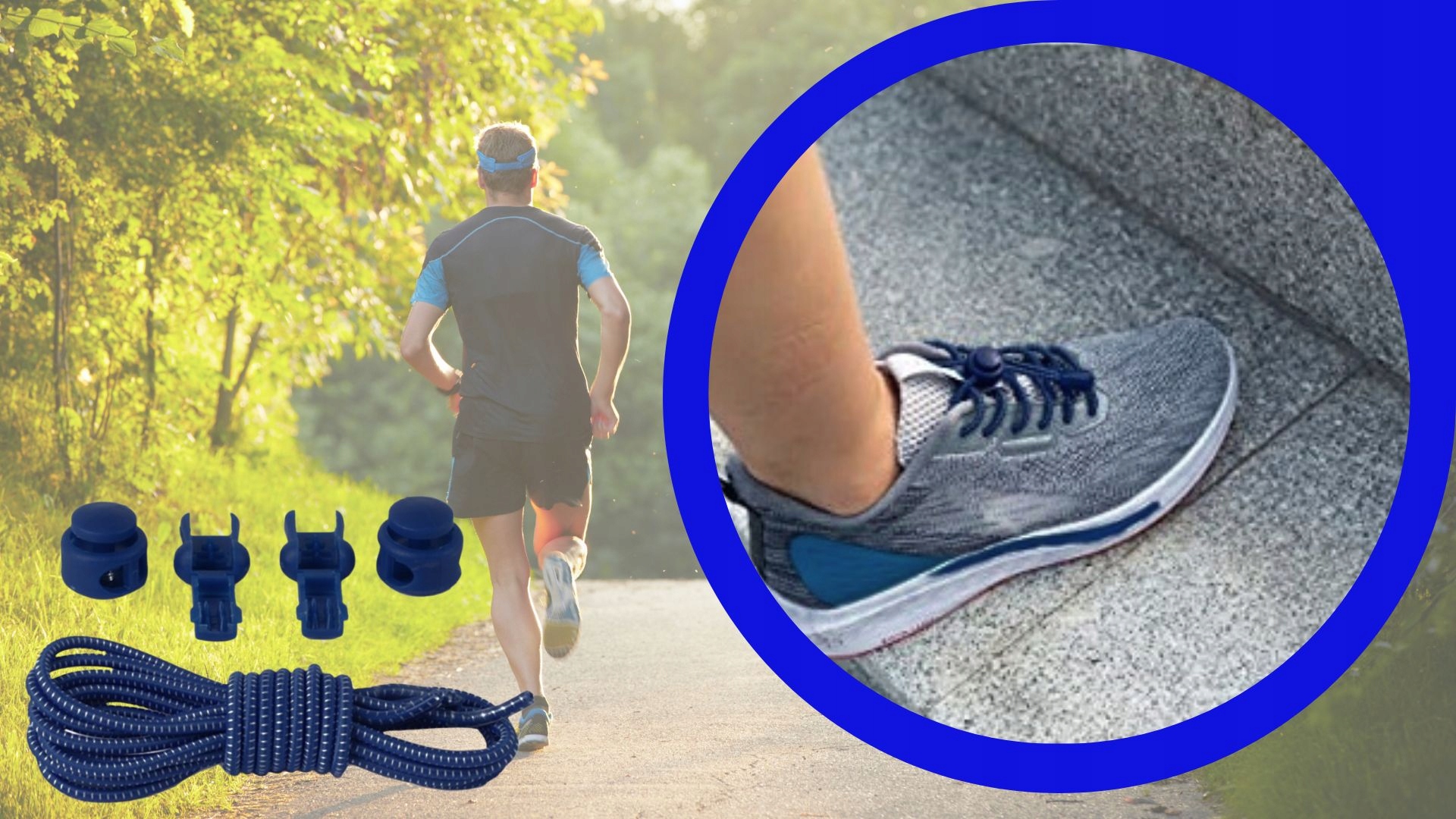 SZNUROWADŁA BEZ WIĄZANIA ELASTYCZNE DZIECI SPORT DO BIEGANIA ZACISKOWE 2SZT Materiał poliester