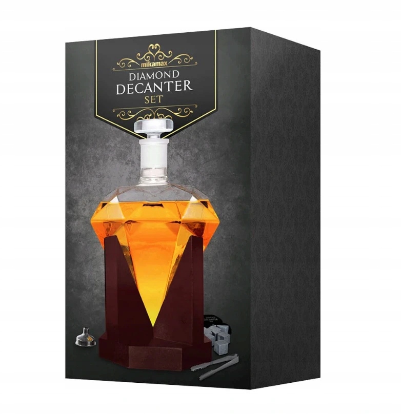 

Diamentowa karafka do whisky dla kobiety