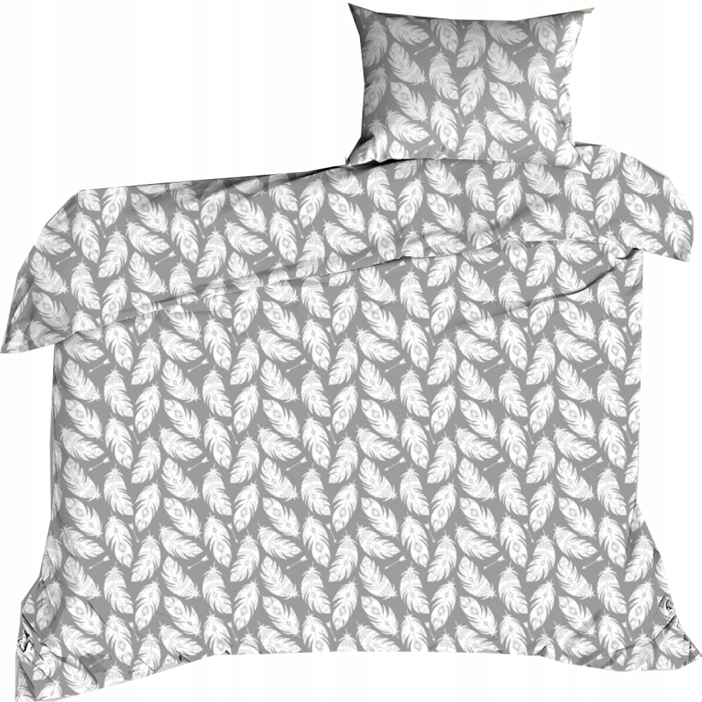 Pościel bawełniana 140x200 50x60 dziecięca studencka piórka 003sza