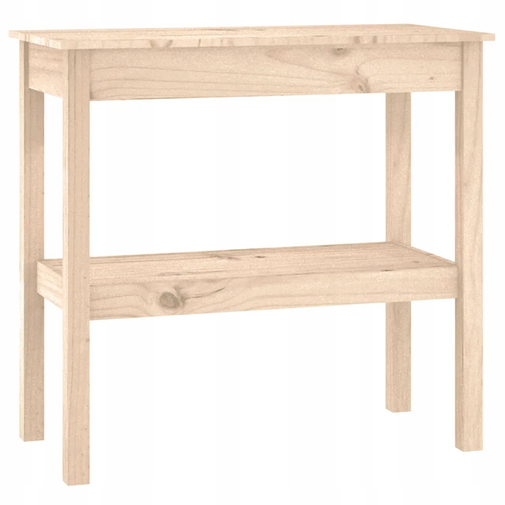 Dřevěný konzolový stolek borovice 80x40x75 cm, přírodní.