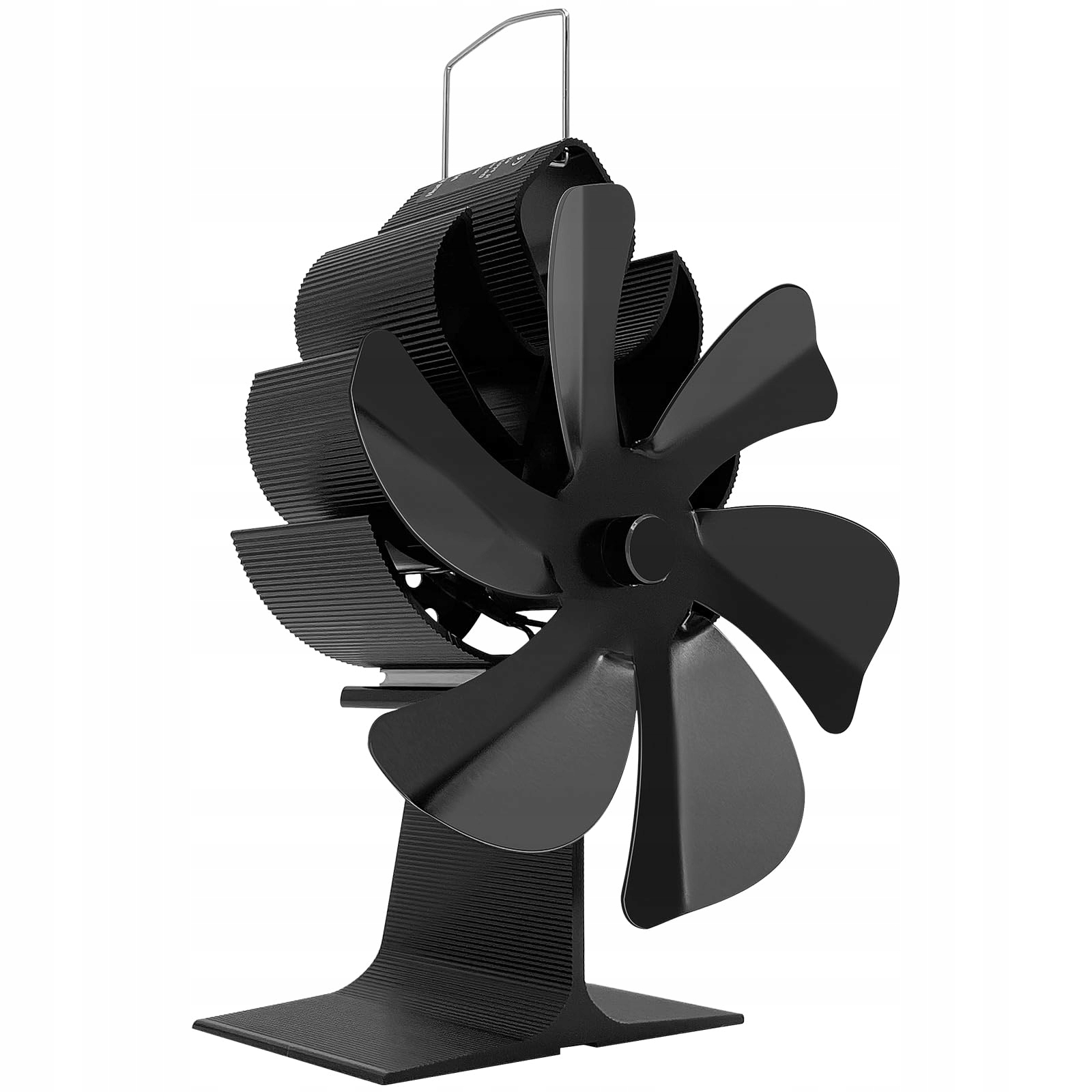 Krbový ventilátor 6 lopatkový bezdrátový, tichý s teploměrem