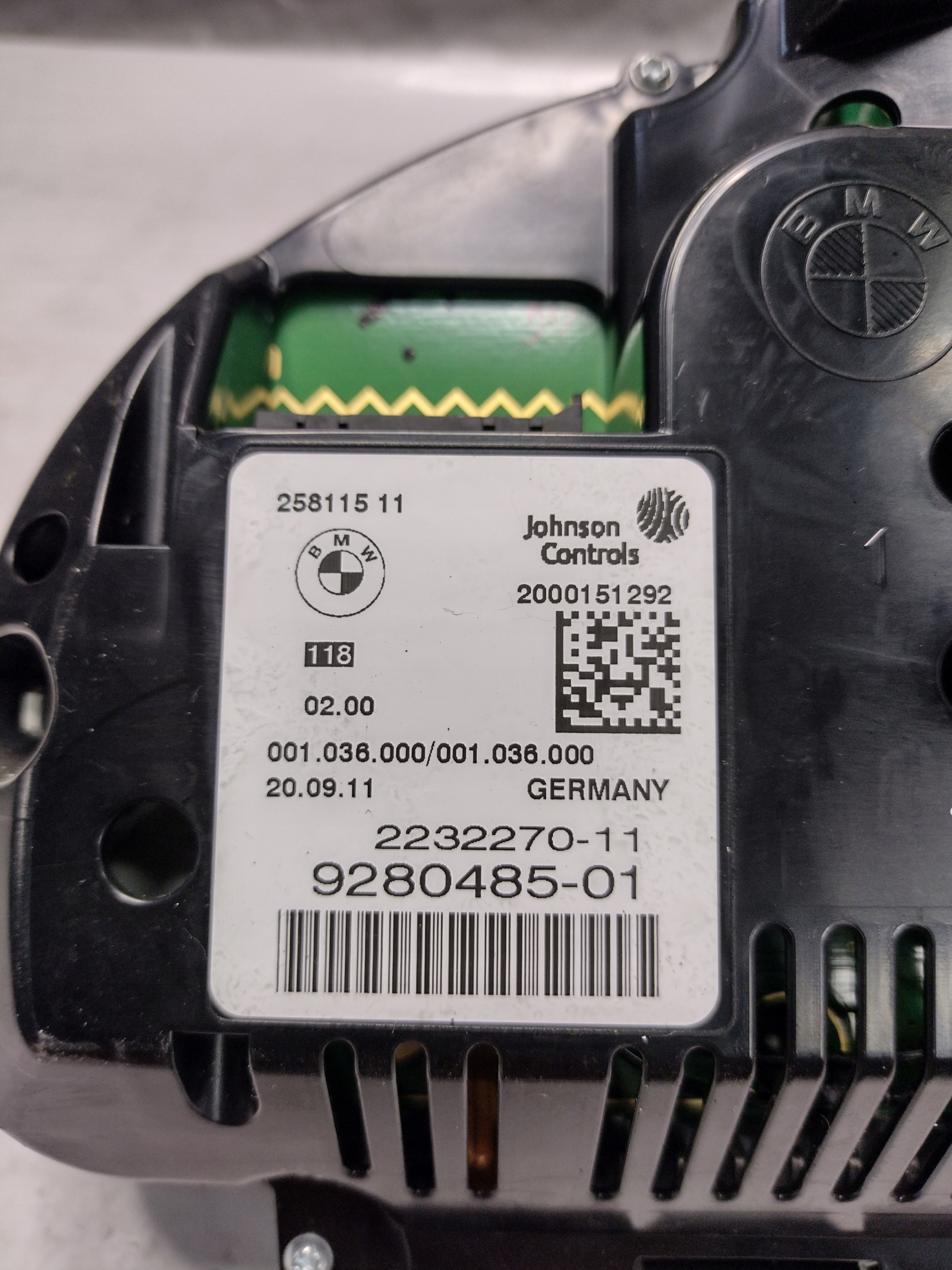 dials dials BMW F11 2,0D 9280485 UK