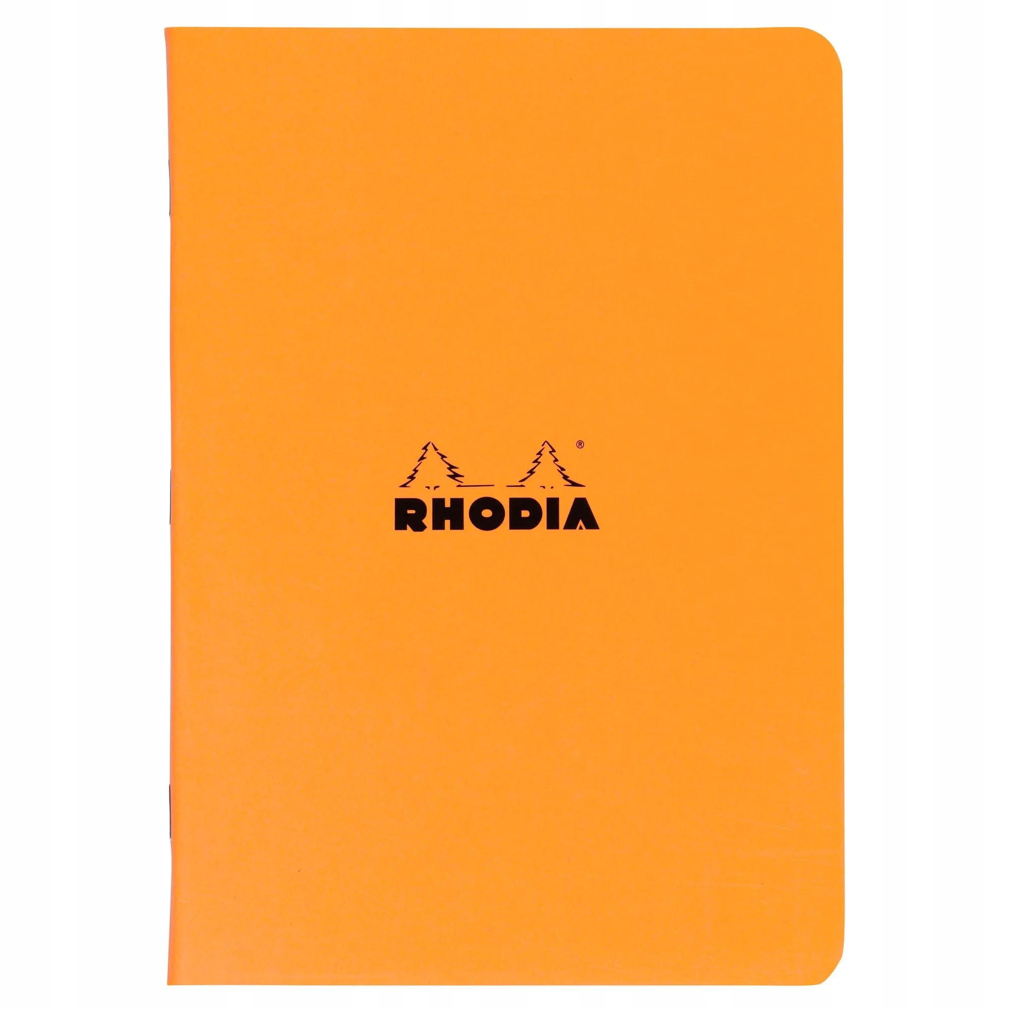 Zeszyt Rhodia A4, linie, pomarańczowy