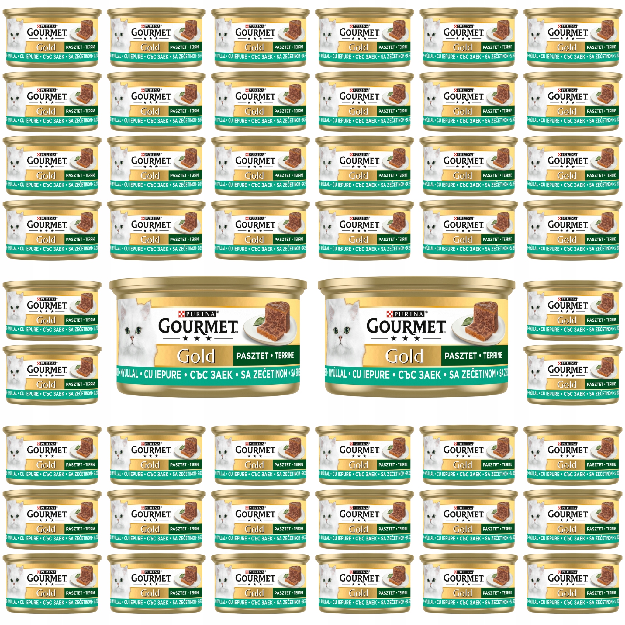 Purina Gourmet Gold Karma pasztet z królika 48x85g