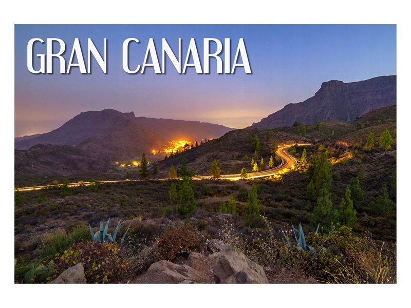 

Gran Canaria Zmierzch Magnes na lodówkę