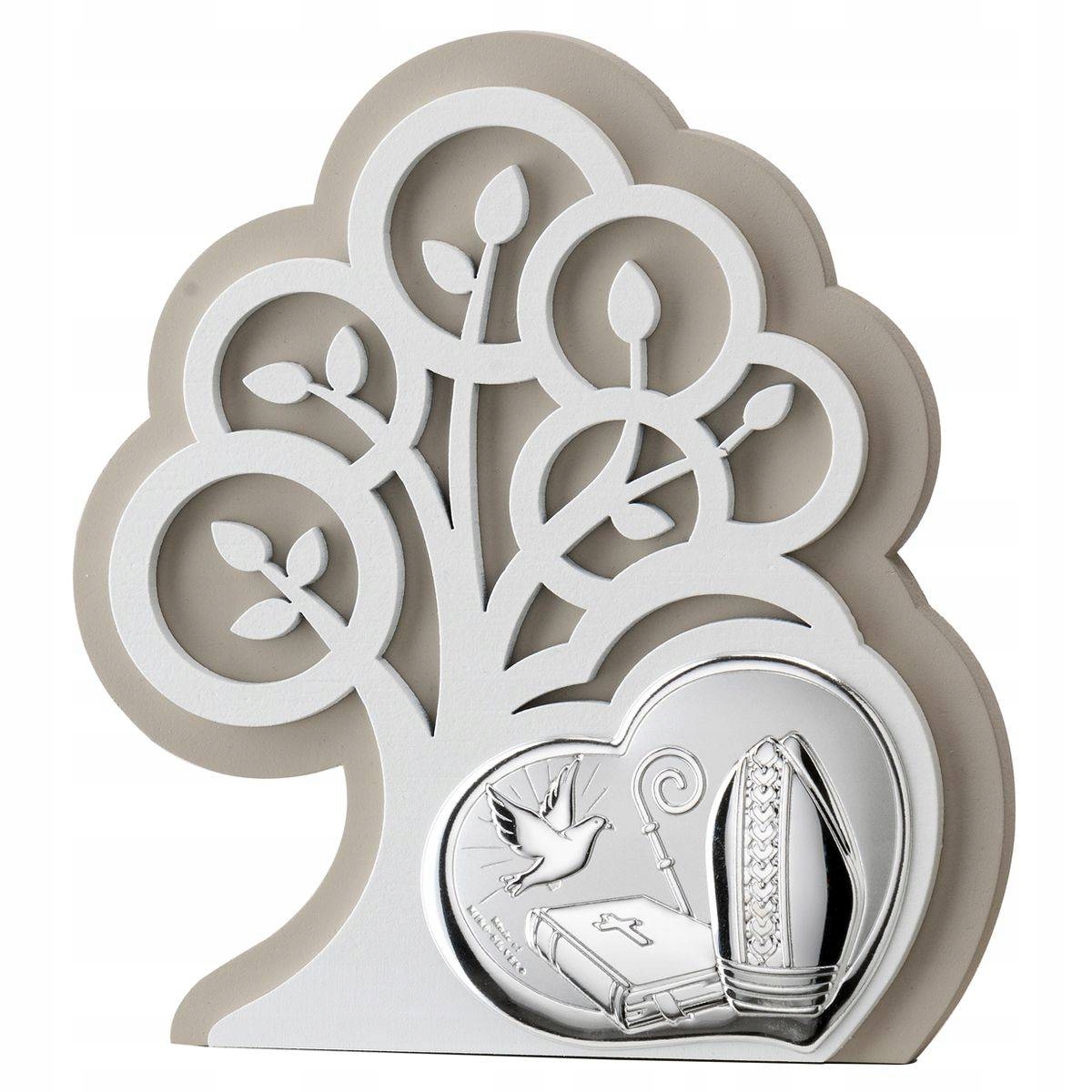 Obrázek dárek na biřmování stromek života 14x15.5 cm