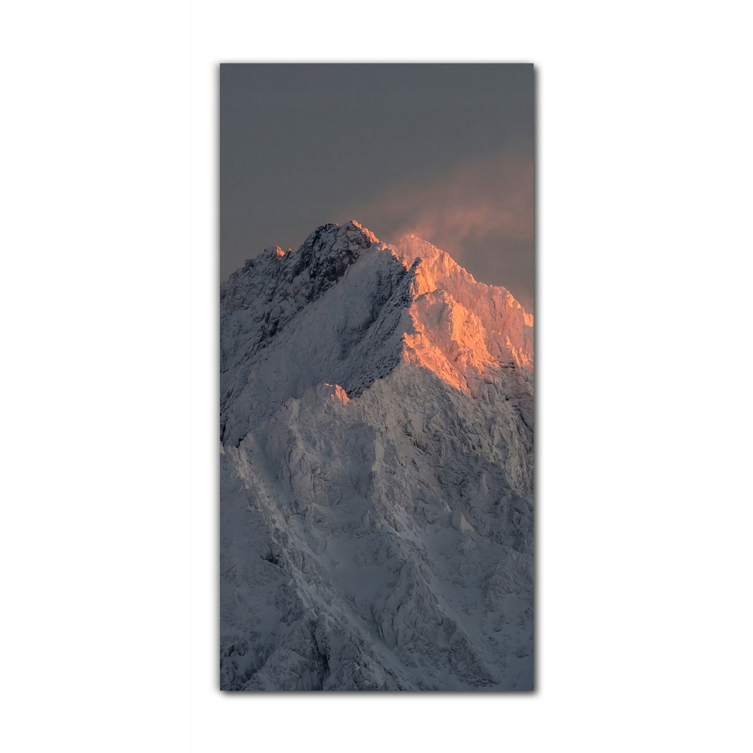 

Obraz na szkle nowoczesny 70x140 Tatry zima szczyt