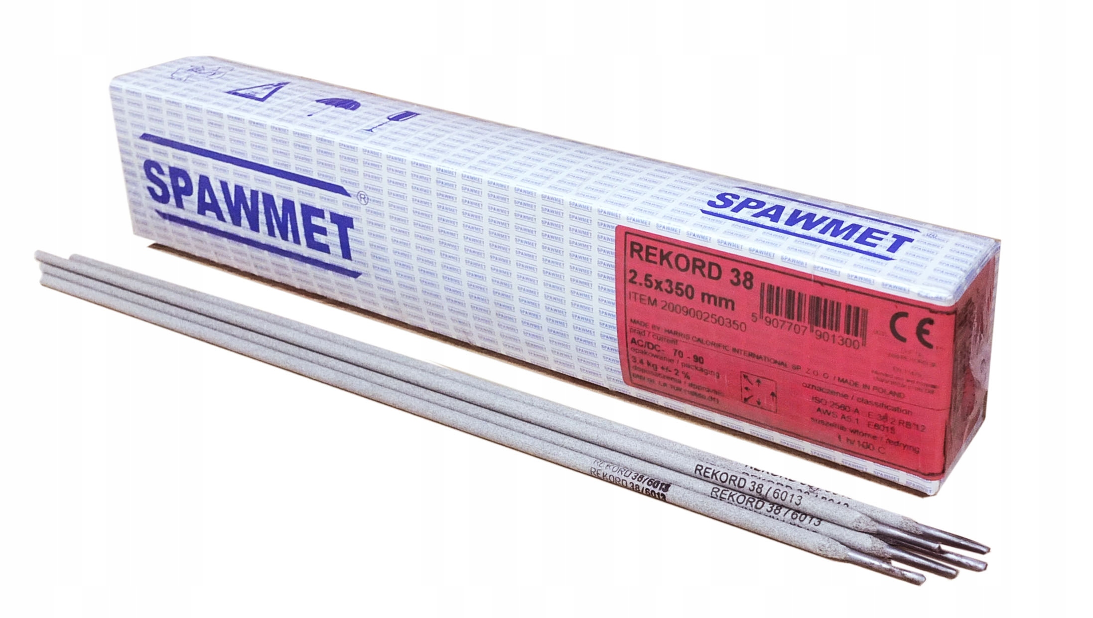 

Elektody Rut.-Zas. Spawmet Rekord 38 Ø2,5; 3,4kg