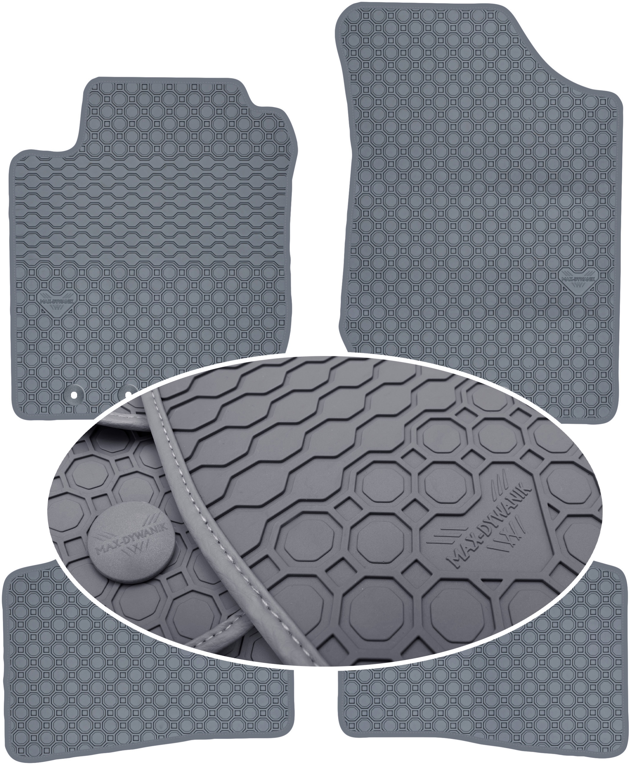 Kia Ceed I 5D 2010-2012 Koberce Šedé