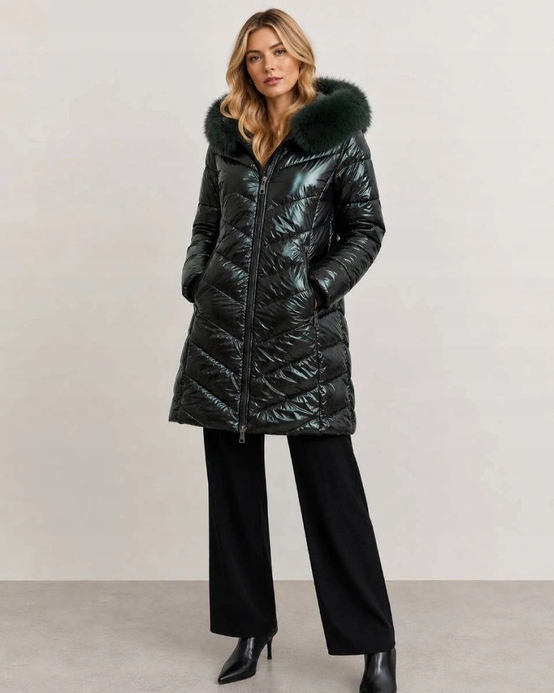 Dámská Zimní Bunda 16M9100 Army S (36)
