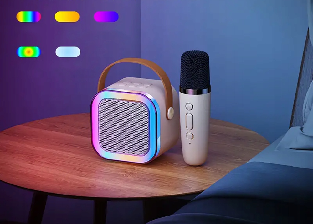 ZESTAW KARAOKE BEZPRZEWODOWY Z BLUETOOTH MIKROFON + GŁOŚNIK DLA DZIECI Model TF016