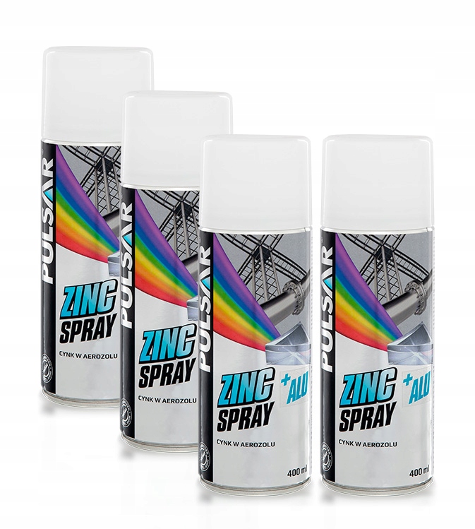 

Pulsar Cynk Aluminium W Sprayu Ocynk 400 ml x4