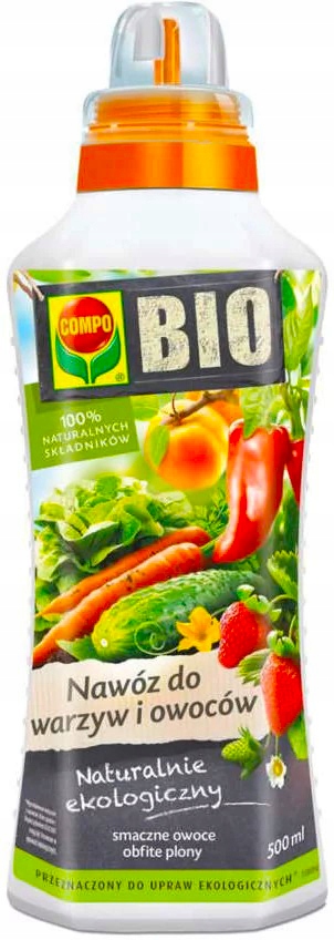 

Compo Bio Nawóz Do Warzyw I Owoców 500ML Naturalny