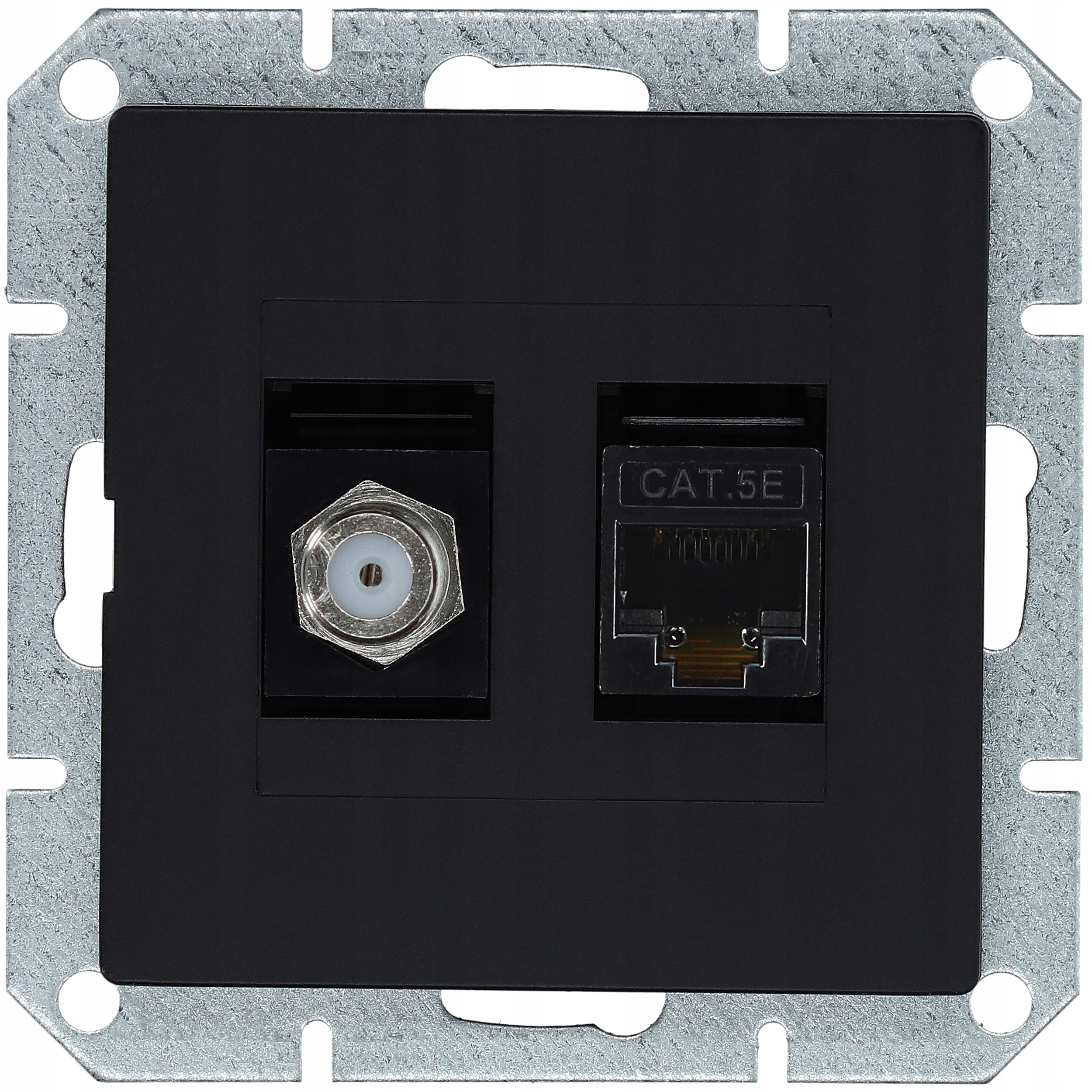 

Gniazdo Moduł antenowe typu F RJ45 Premium czarny