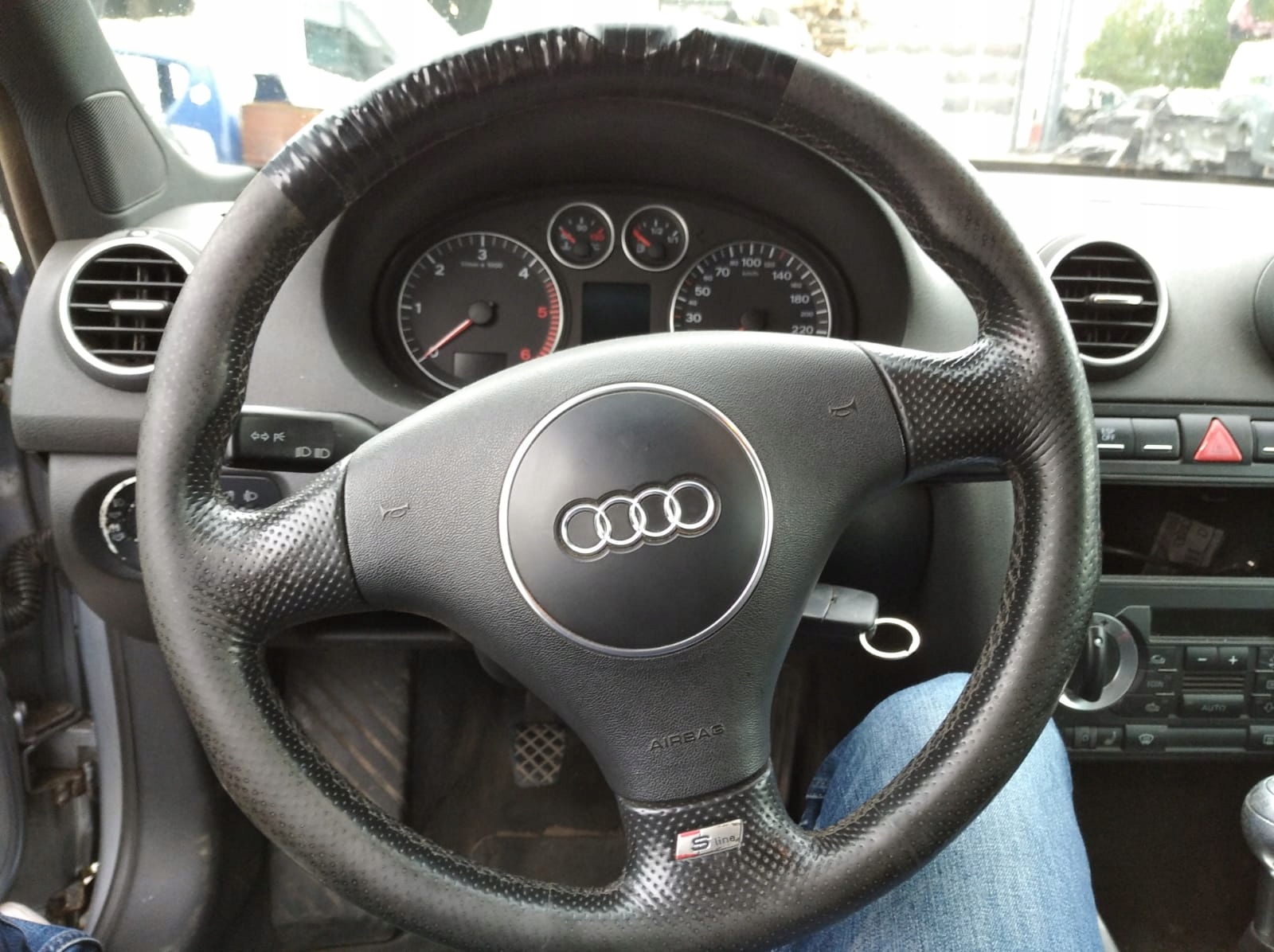 AUDI A3 8P 03-08 mirror left LY7J .-PIN