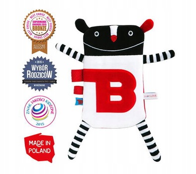 LullaLove SuperZabawka Mr B na kolkę