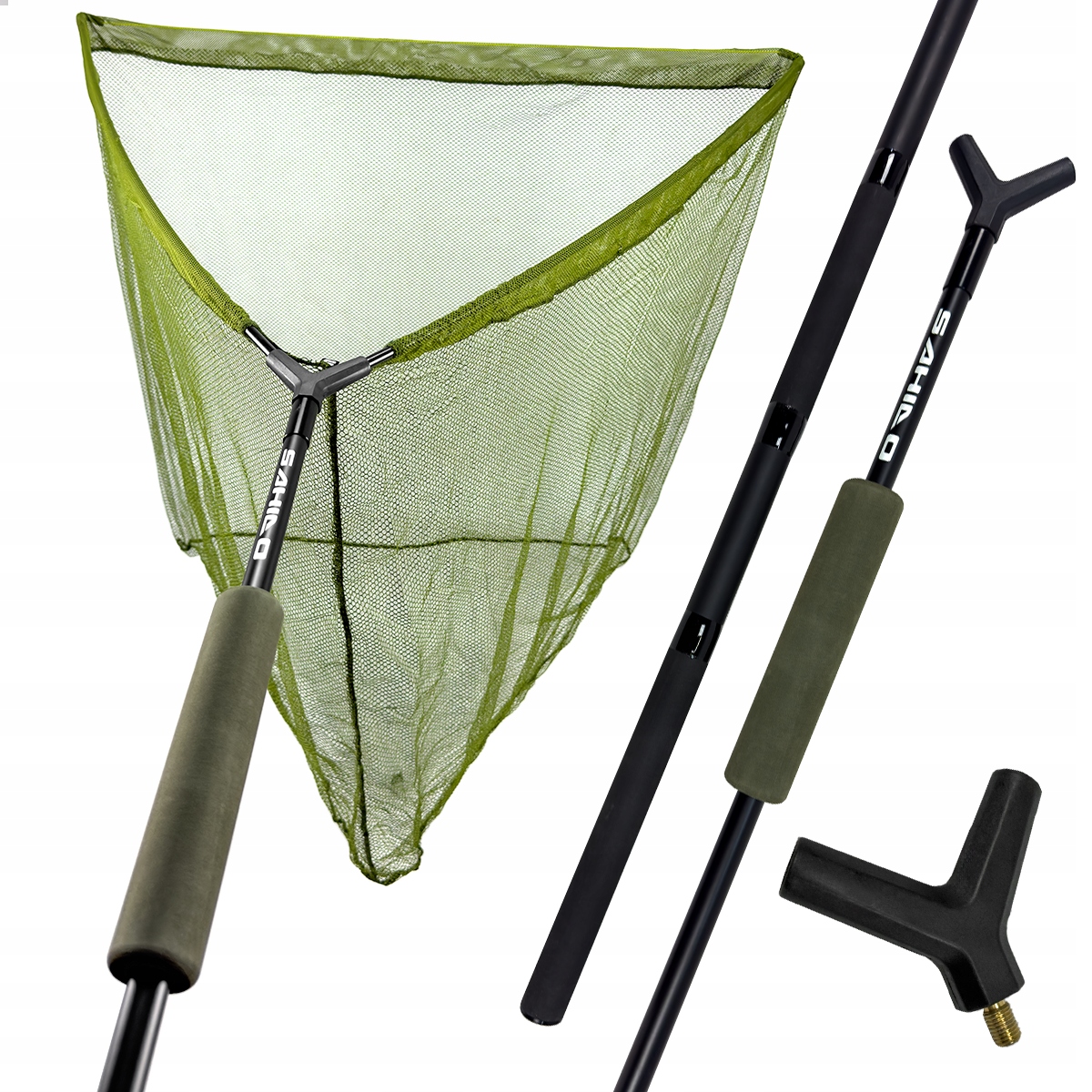 Podbierak karpiowy Sahido Hyper Net XL 105x105 Pływak Duży Mocny Głęboki