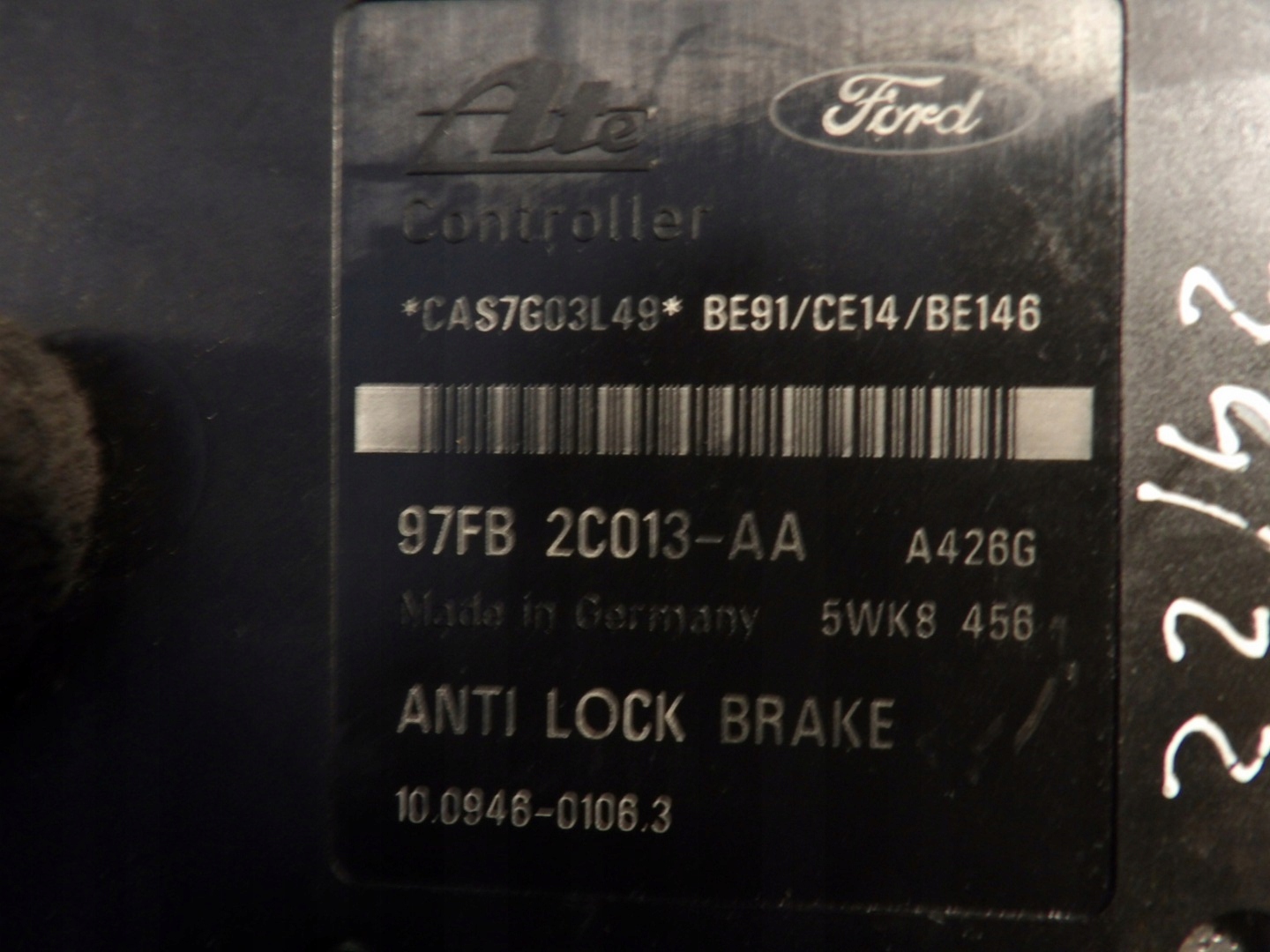 pumpa ABS Ford Escort VI 1,6B 97FB2C013AA