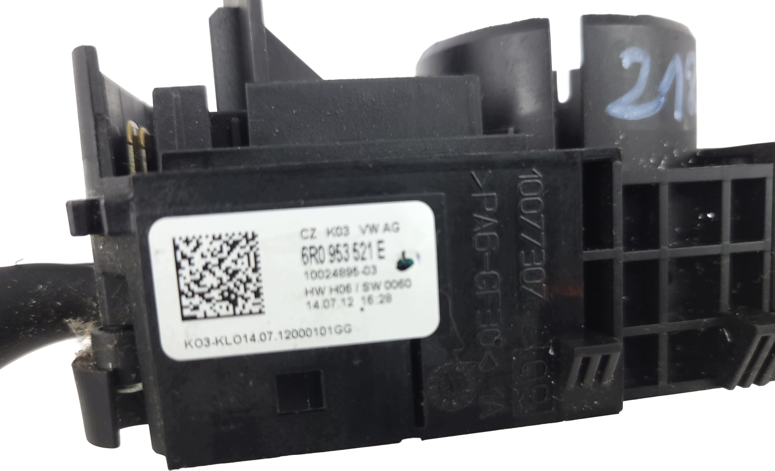 VW POLO 6R DEVIO LUCI DEVIO DEVIO LUCI TERGICRISTALLO TERGI computer FIS 6R0953521E