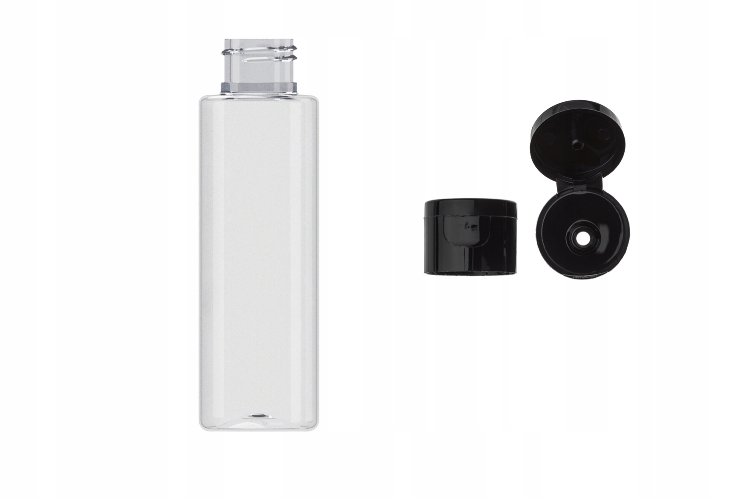 

Butelka plastikowa Pet 100 ml z nakrętką Flip Top