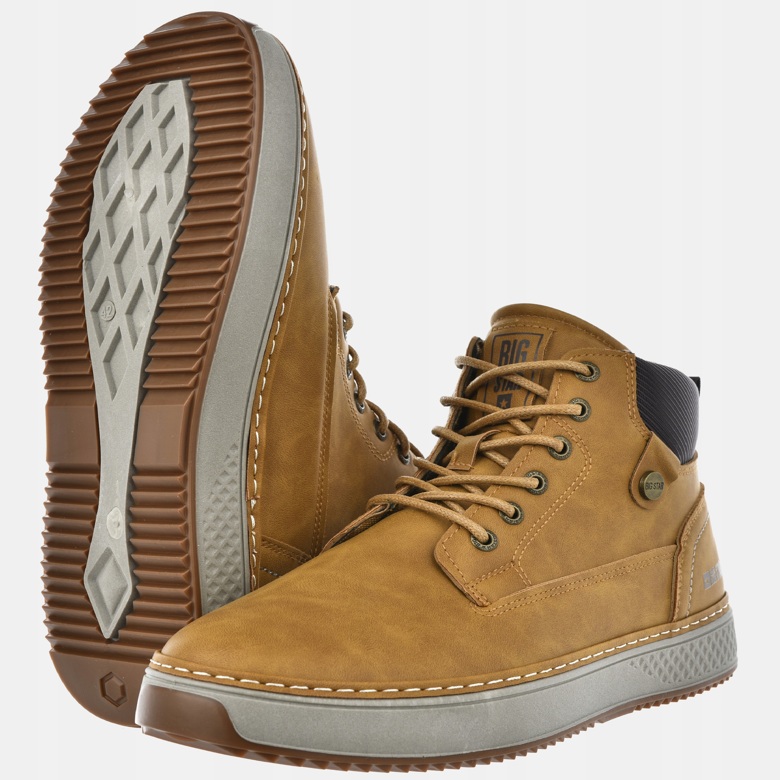 Kotníkové Boty Big Star S Vázáním OO174561 AW24