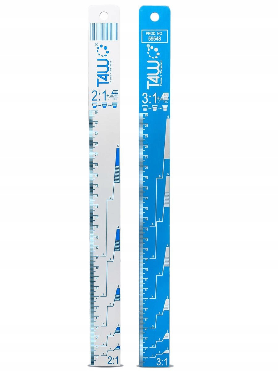T4W Listwa do mieszania lakieru 2:1/3:1 35cm