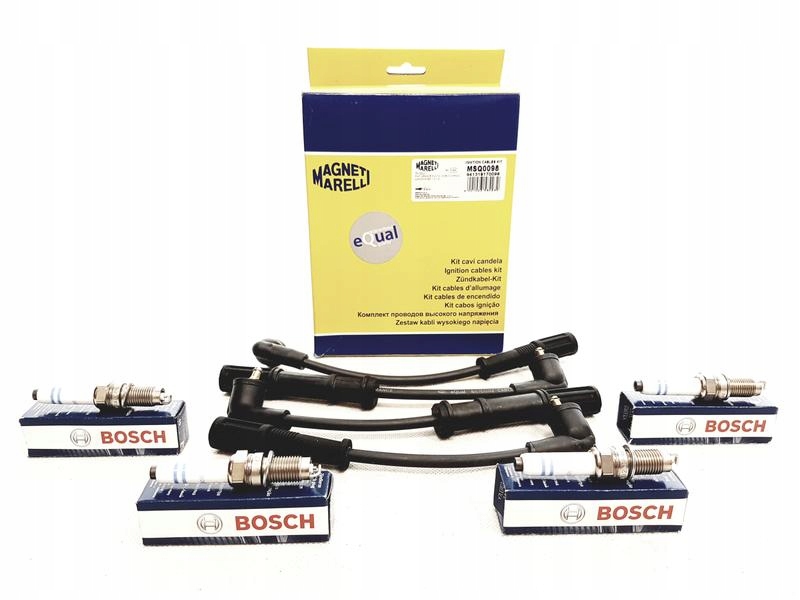 

Magneti Marelli Kable+świece Fiat Doblo 1.4 77KM