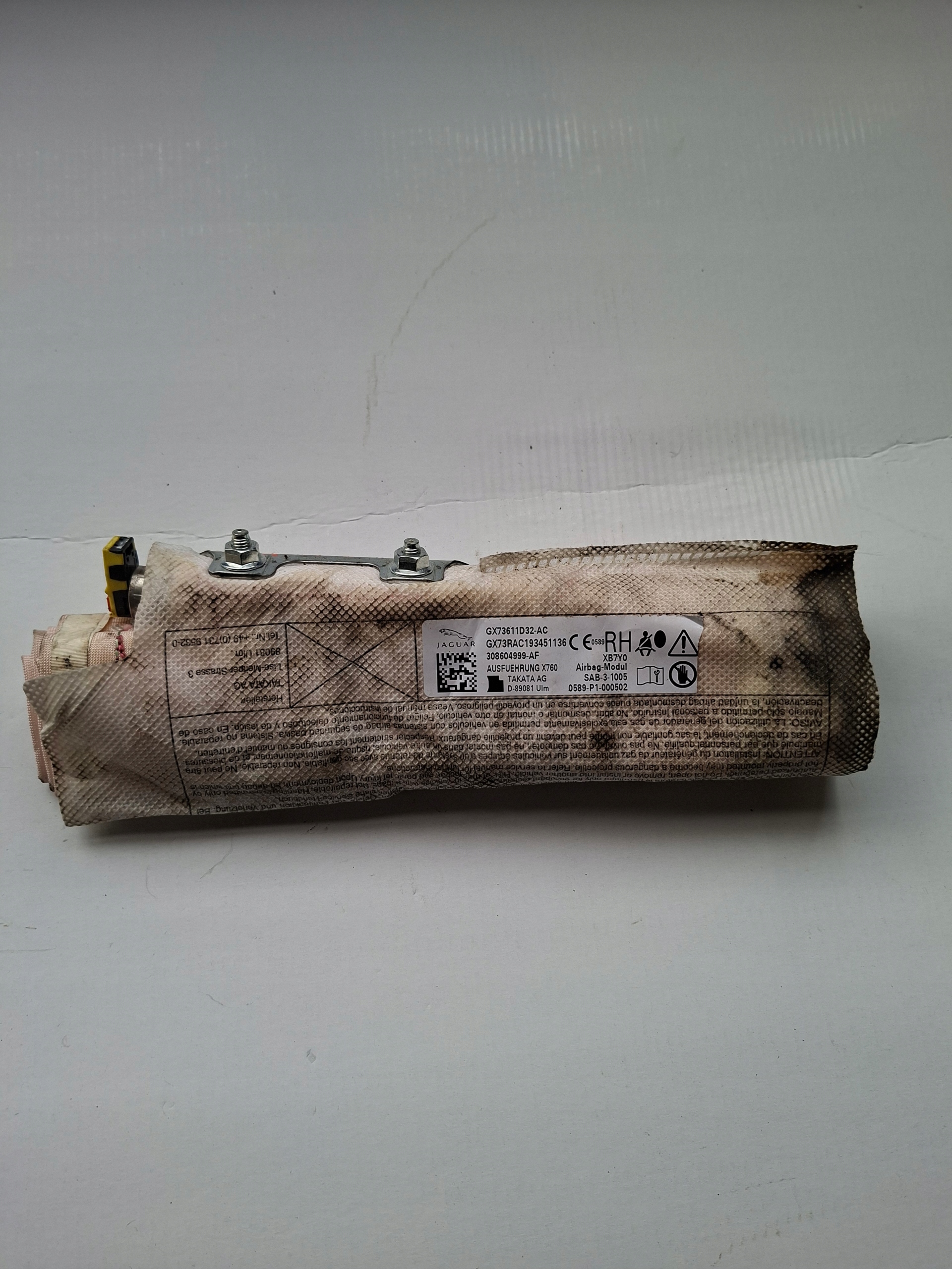 seat airbag right JAGUAR F-PACE GX73611D32AC