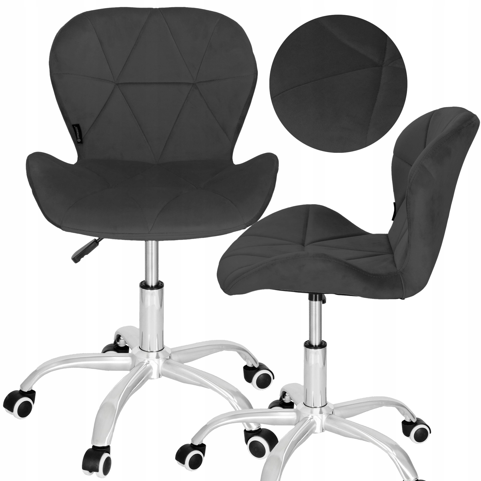 Fotel obrotowy Springos szary