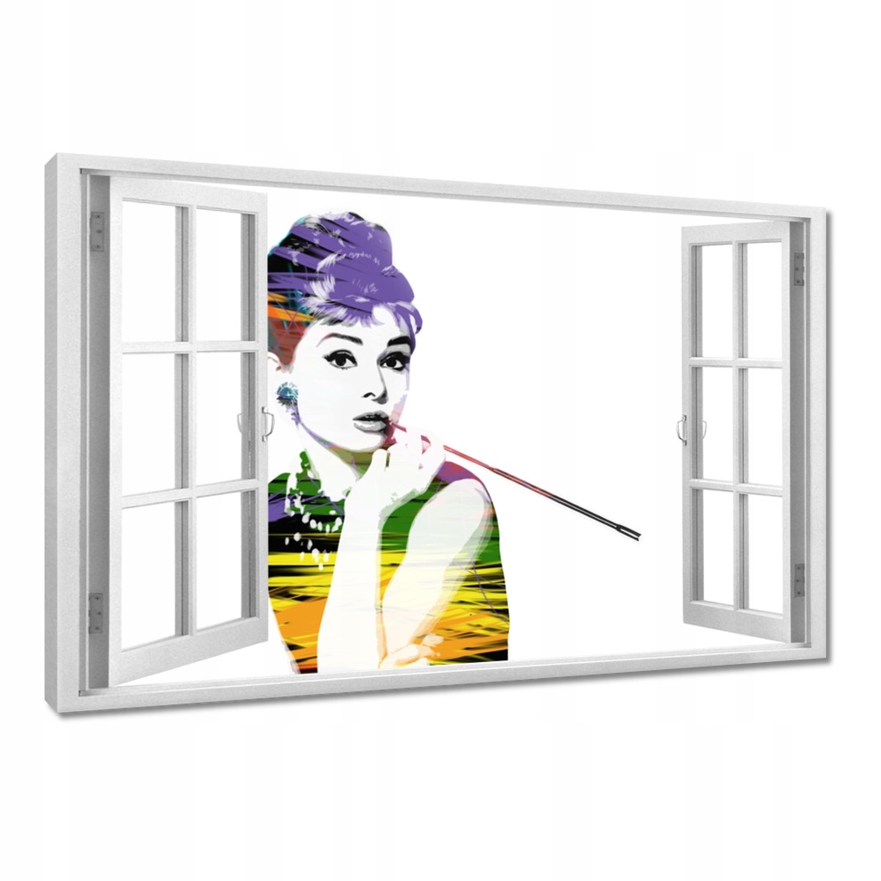 

Obrazy 120x80 Audrey Hepburn Cygaretka