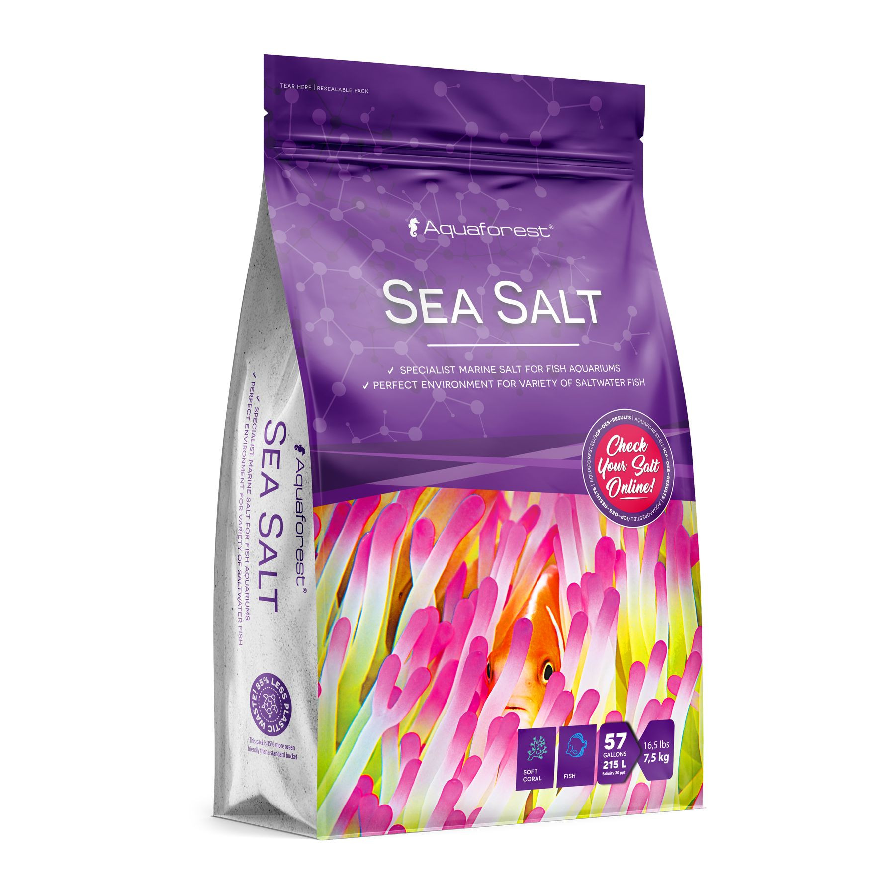 Mořská Sůl Do Akvária Aquaforest Sea Salt 7.5 Kg Syntetická, Výkonná