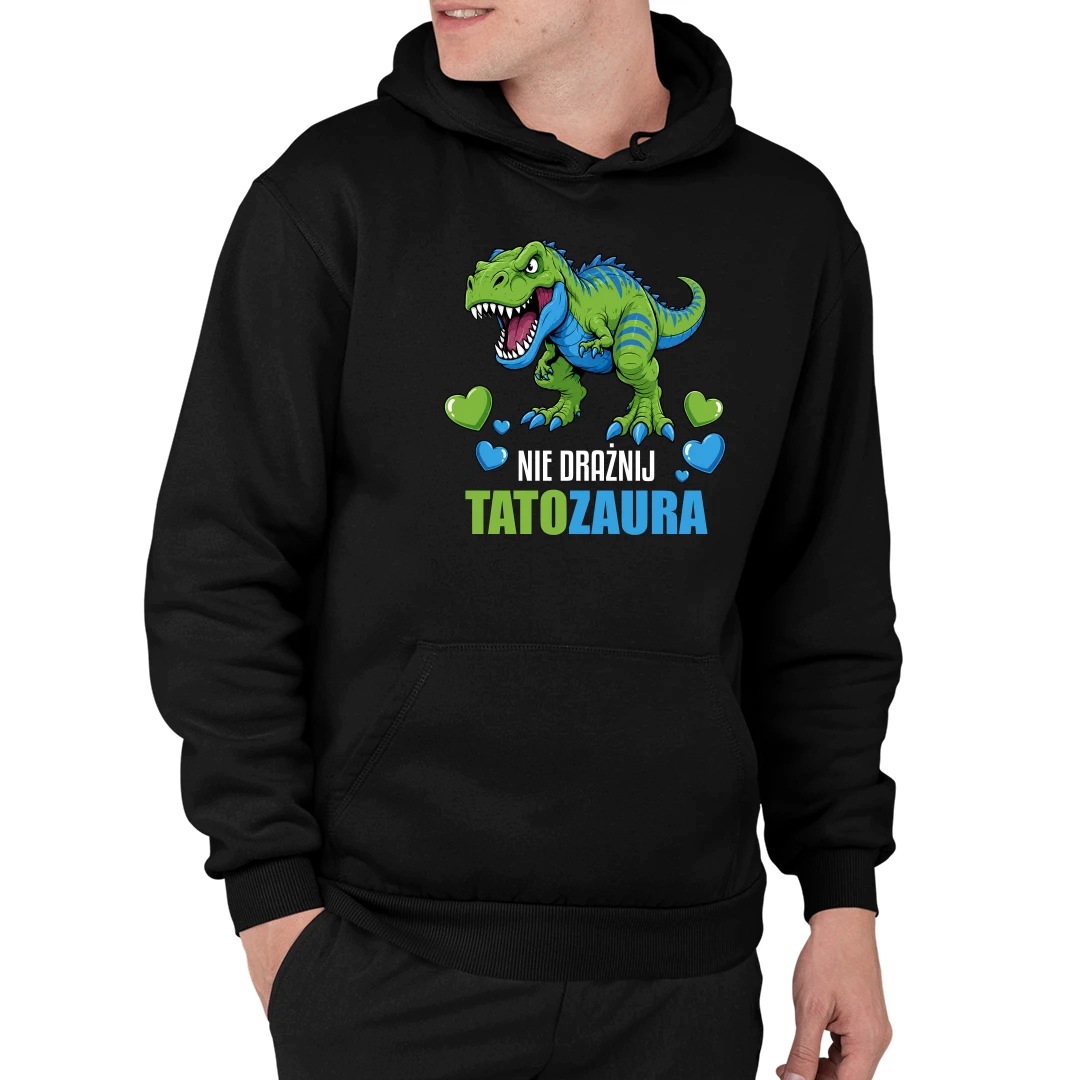 Dárek pro tátu – nedráždi Tatosaura – pánská mikina XL