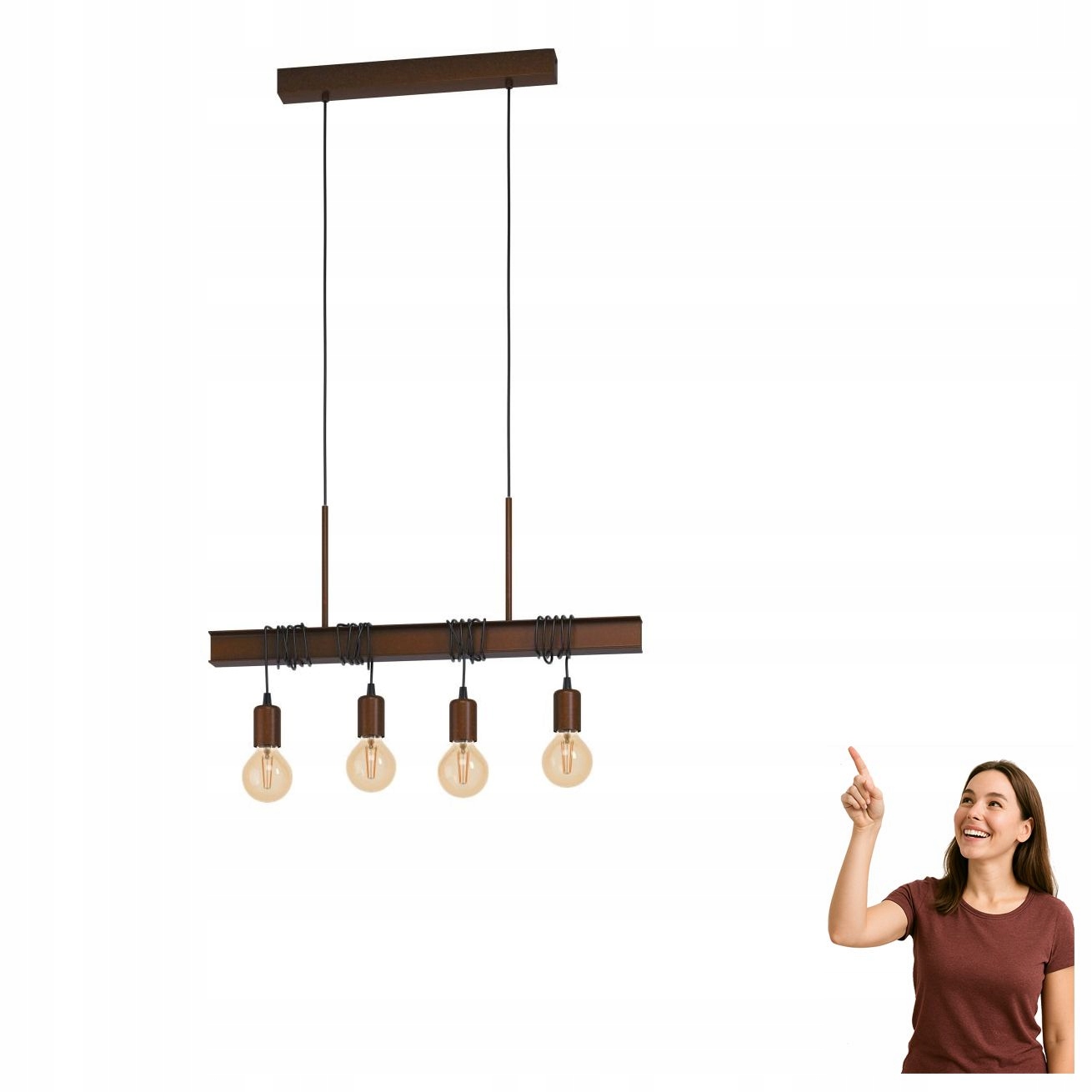 Závesná lampa Townshend 4 43523 Eglo