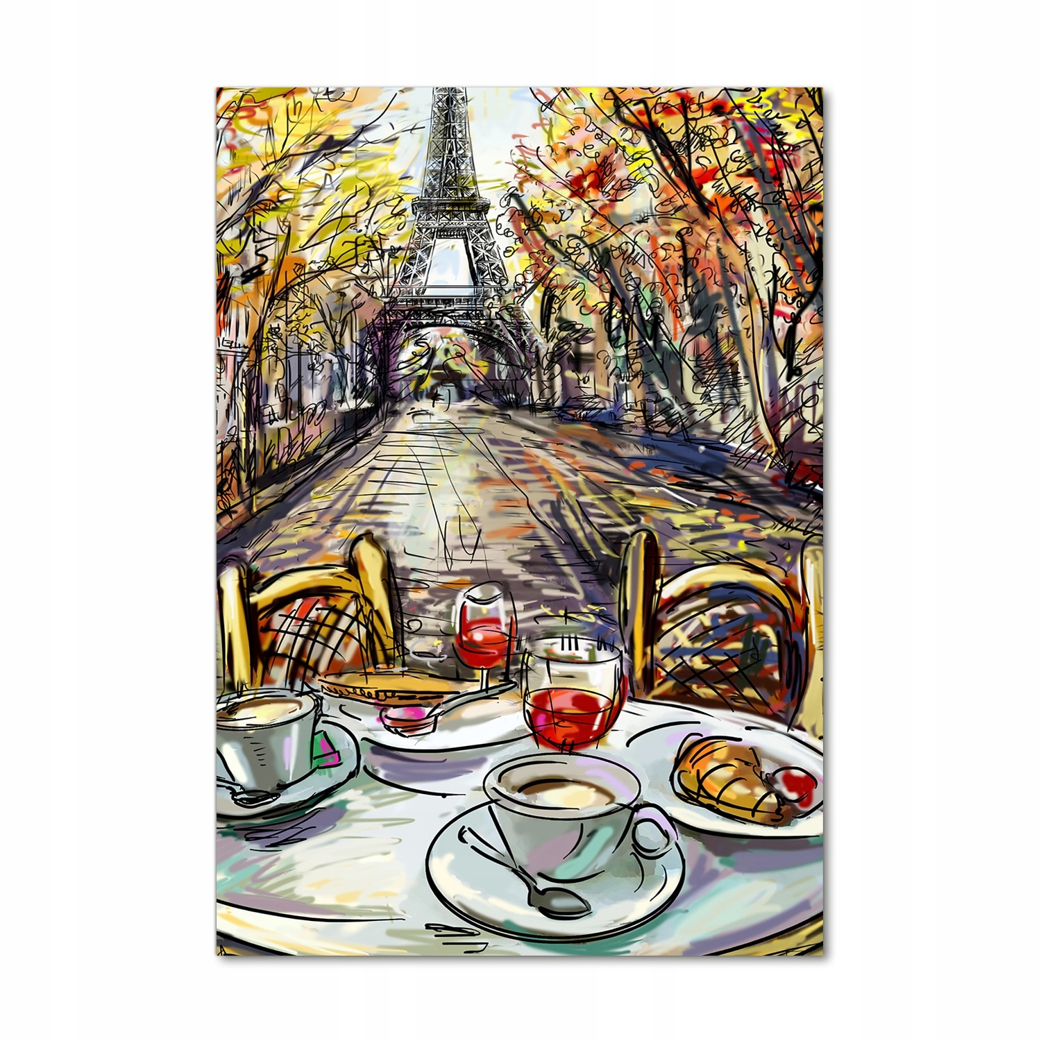 

Foto obraz akrylowy Śniadanie w Paryżu 70x100 cm