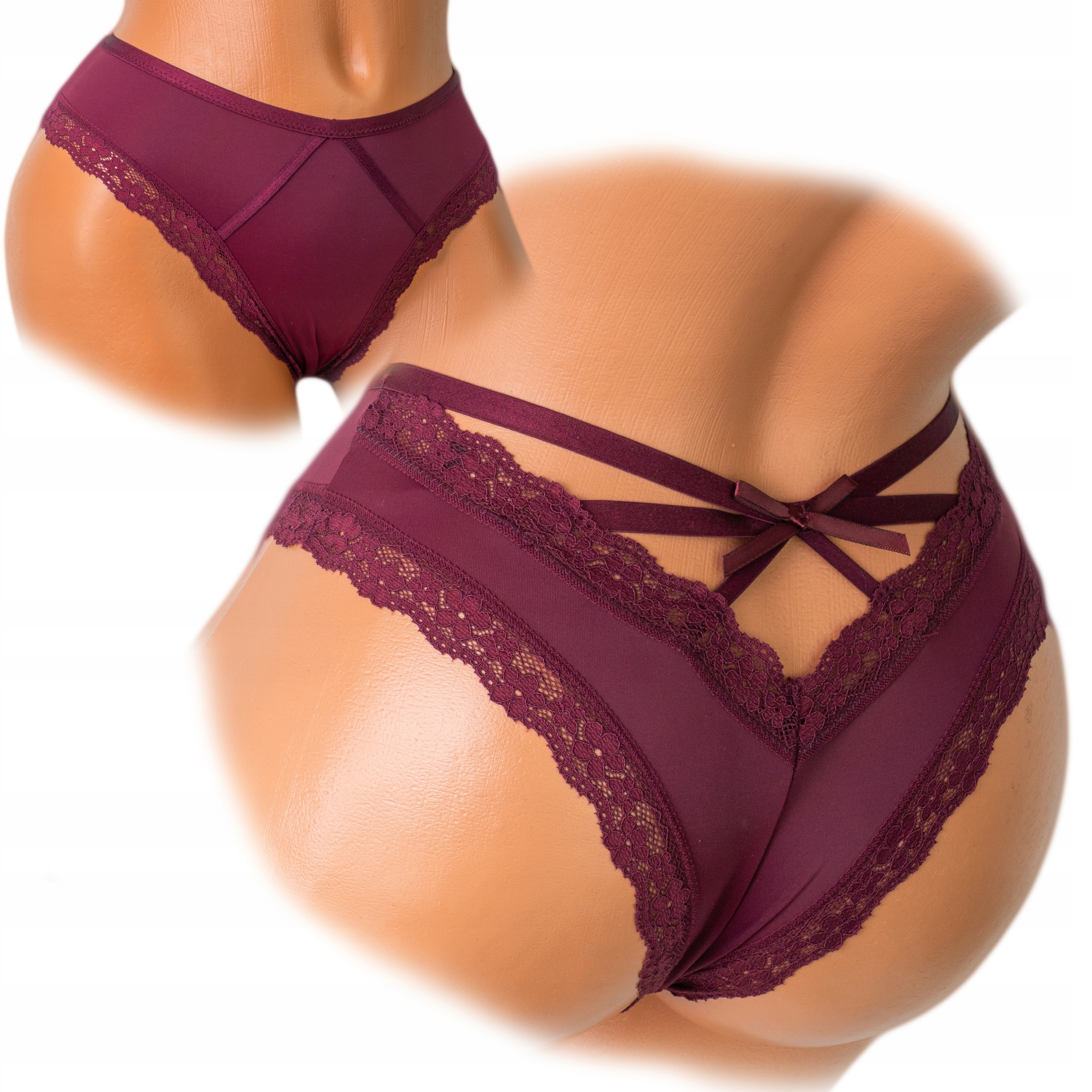 

Sexy Zmysłowe Stringi Majtki figi Koronka L