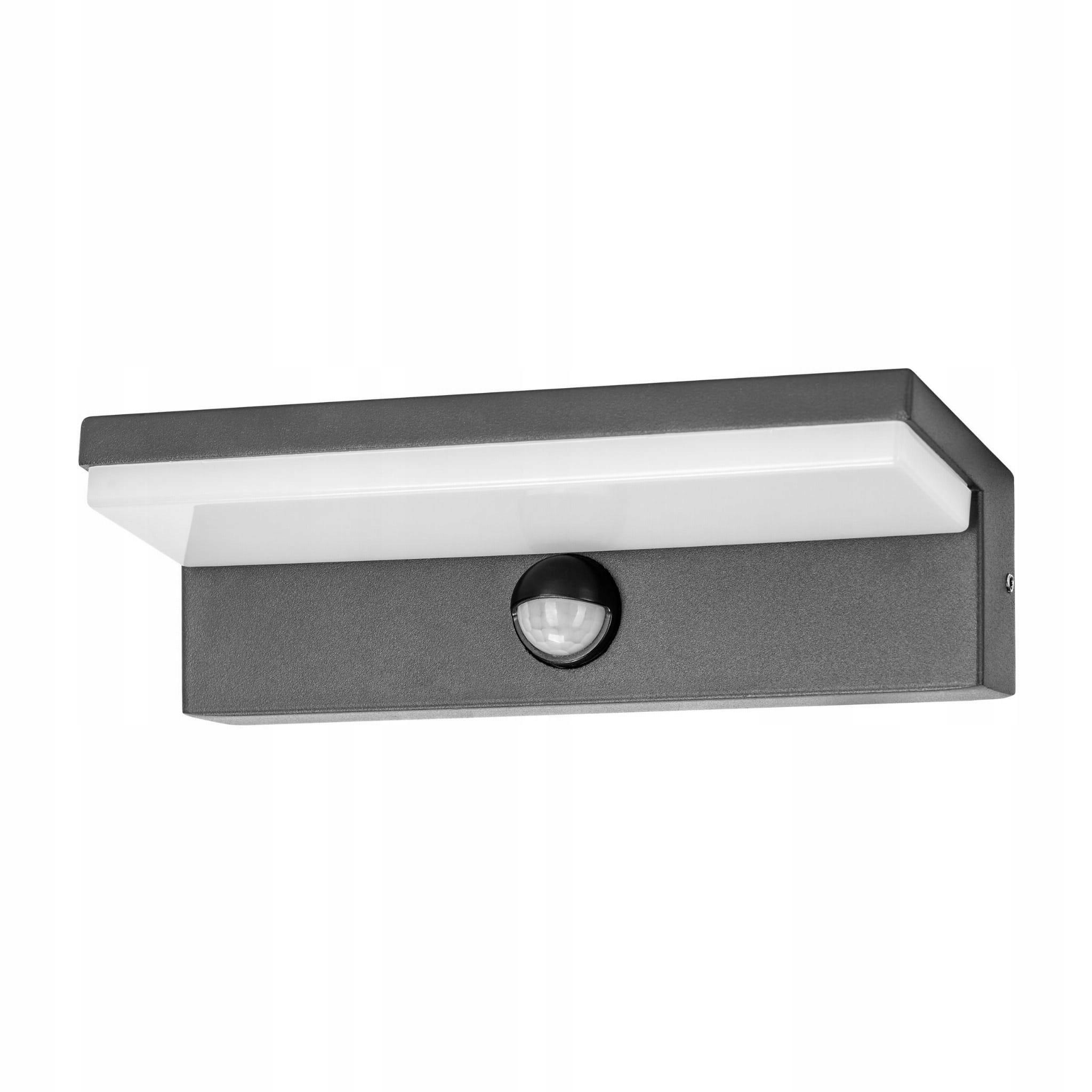 Venkovní zahradní nástěnné svítidlo Led senzor pohybu 9W 500lm IP54 barva 4000K