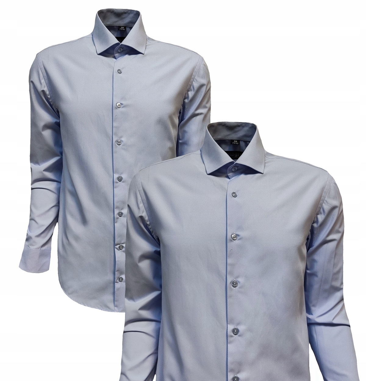 Pánská Košile Casual Klasická Modrá 40 176/182